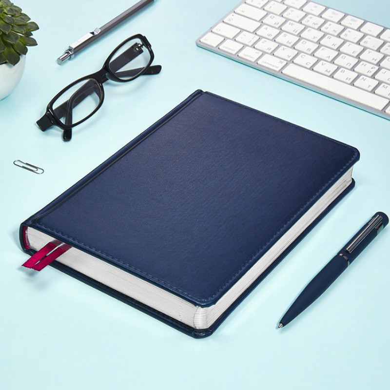 Ежедневник недатированный А5 "Parliament", синий