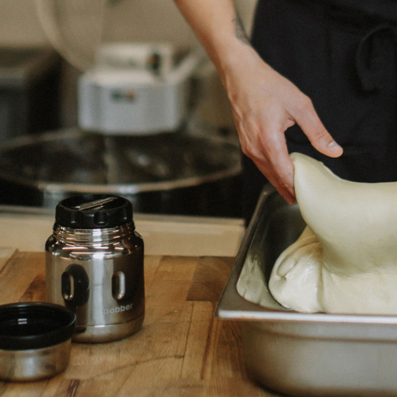 Термос для еды, вакуумный, бытовой, тм "bobber". Объем 0.47 литра. Артикул Jerrycan-470 Glossy