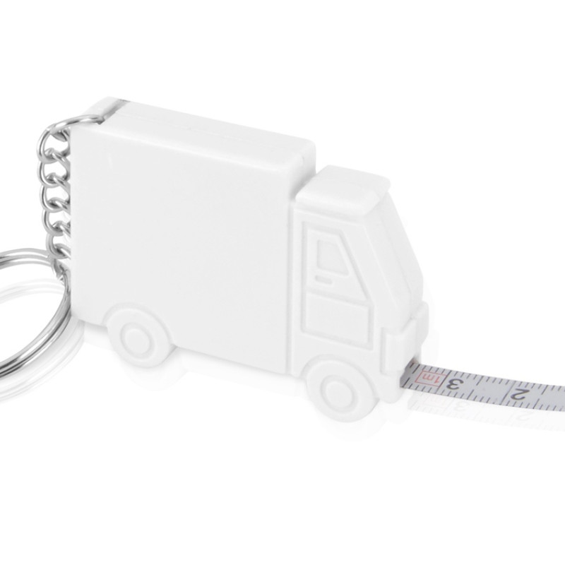 Брелок-рулетка "Грузовик",1 м., белый