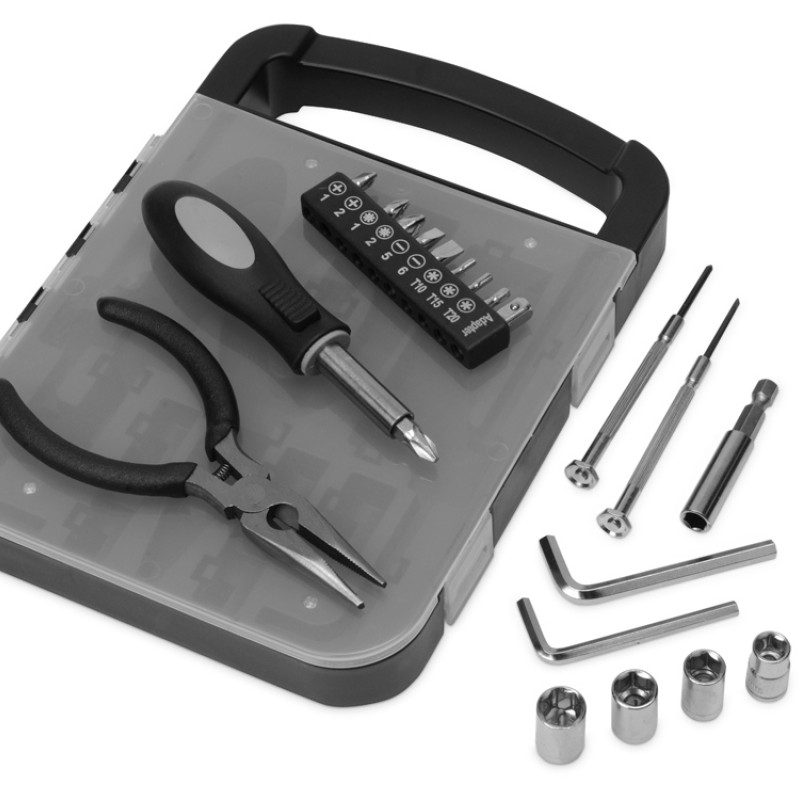 Набор инструментов в пластиковом кейсе "Fixit"