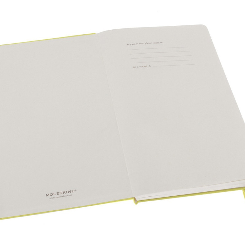 Записная книжка Moleskine Classic (в линейку) в твердой обложке, Large (13х21см), цитрусовый
