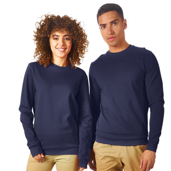 Свитшот "Motion" унисекс с начесом, нэви