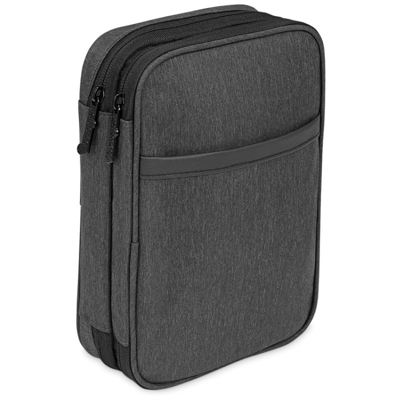 Органайзер для электроники District, темно-серый