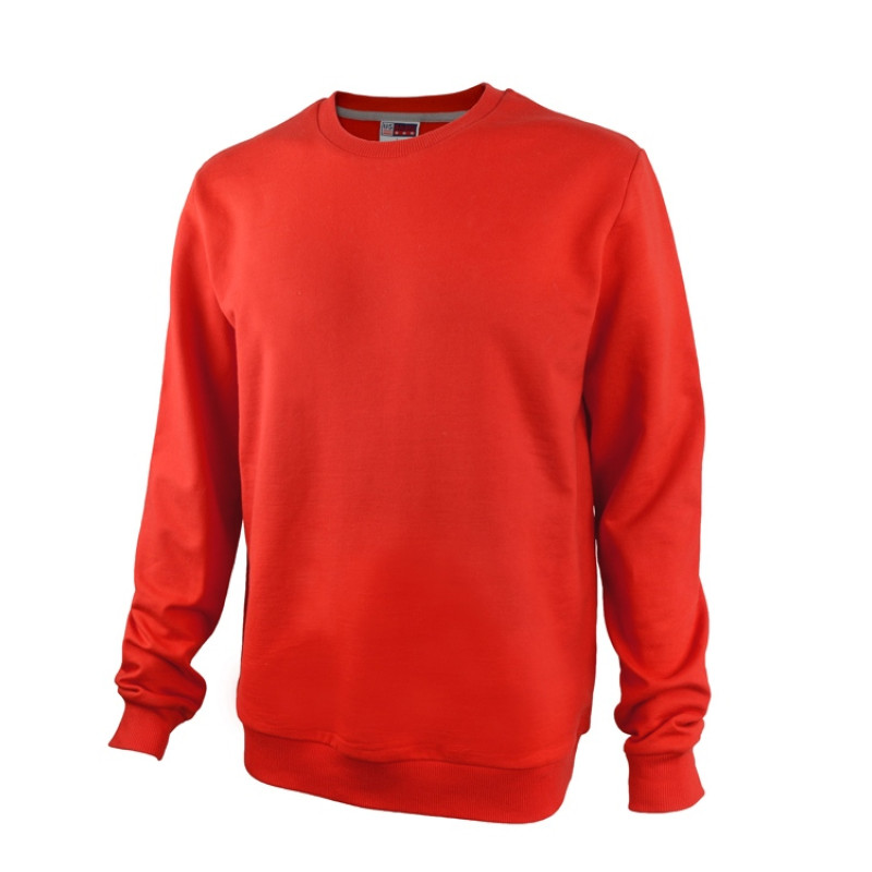 Свитшот "Motion" унисекс с начесом, красный