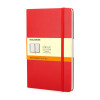 Записная книжка Moleskine Classic (в линейку) в твердой обложке, Pocket (9x14см), красный