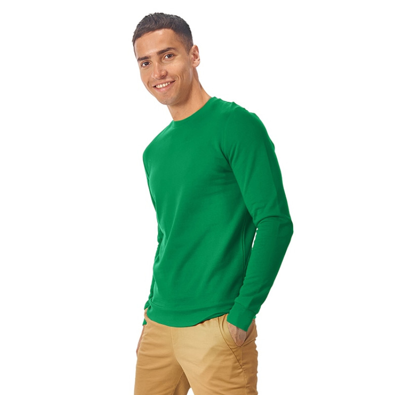 Свитшот "Motion" унисекс с начесом, зелёный