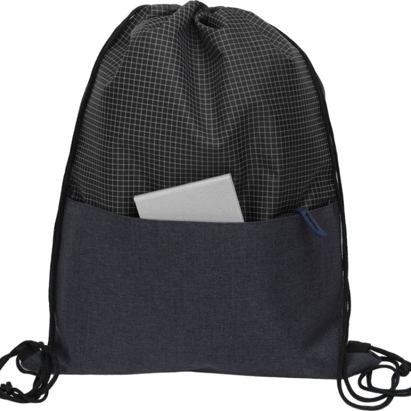 Рюкзак-мешок «Reflex» со светоотражающим эффектом, синий
