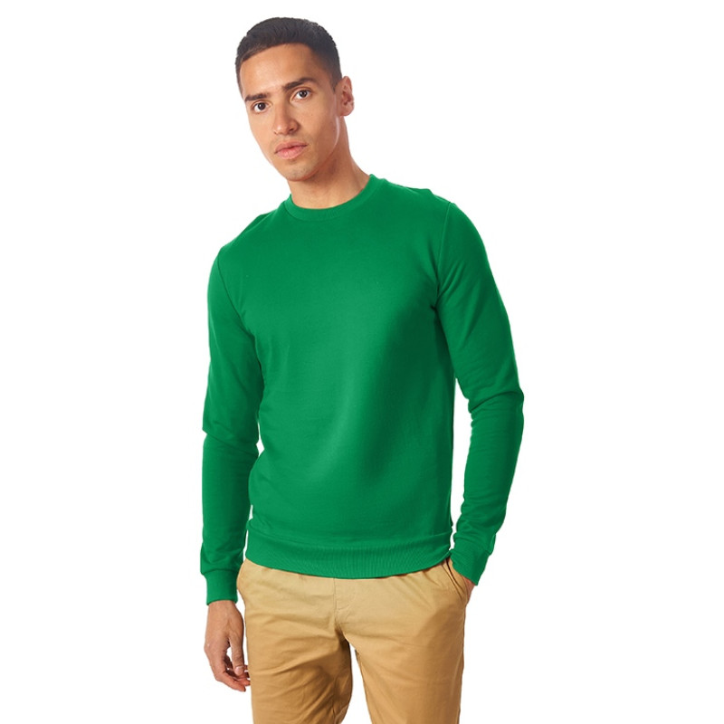 Свитшот "Motion" унисекс с начесом, зелёный