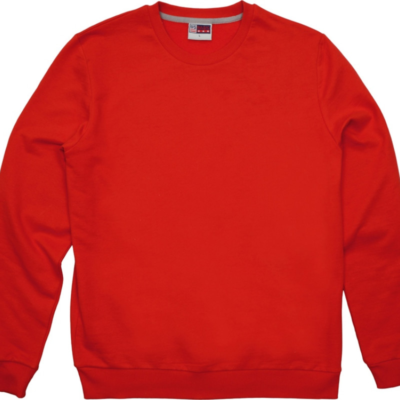 Свитшот "Motion" унисекс с начесом, красный