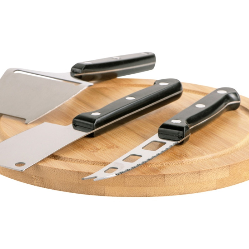 Набор для сыра с приборами "Fabrizio", черный