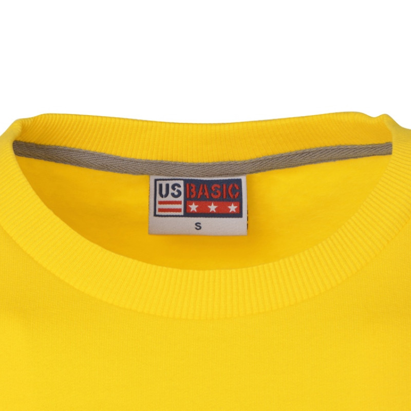 Свитшот "Motion" унисекс с начесом, жёлтый