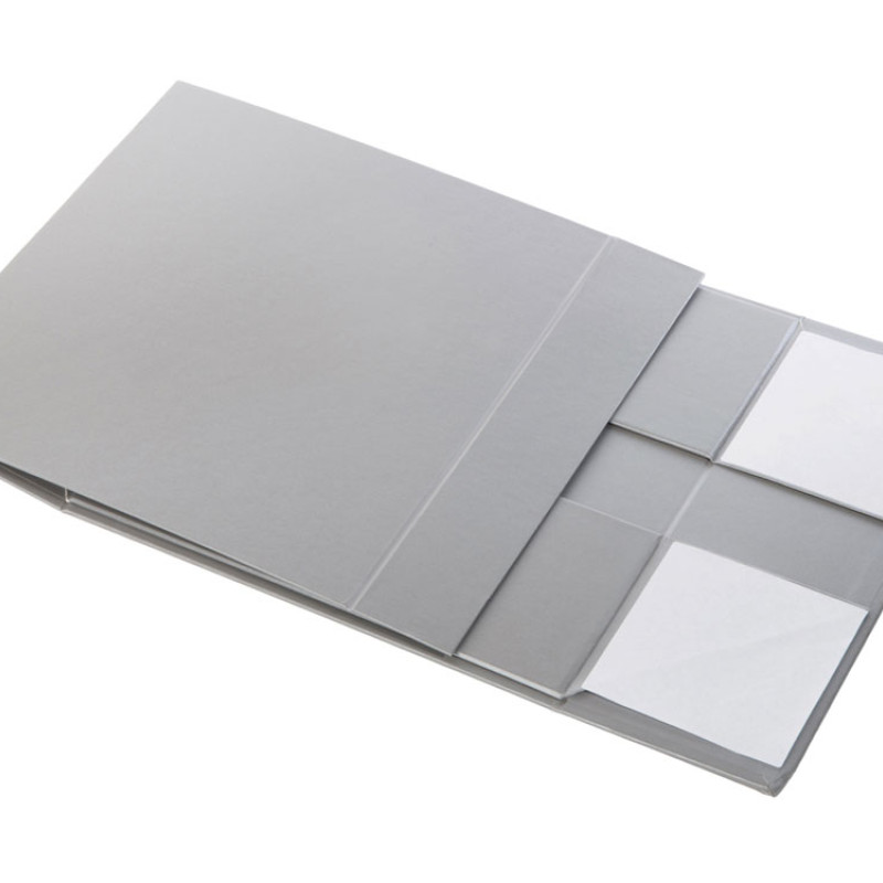 Коробка разборная на магнитах L, серебристый