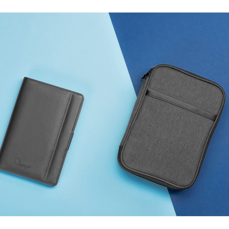 Органайзер для электроники District, темно-серый