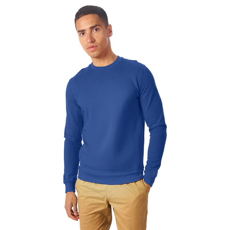 Свитшот "Motion" унисекс с начесом, классический синий