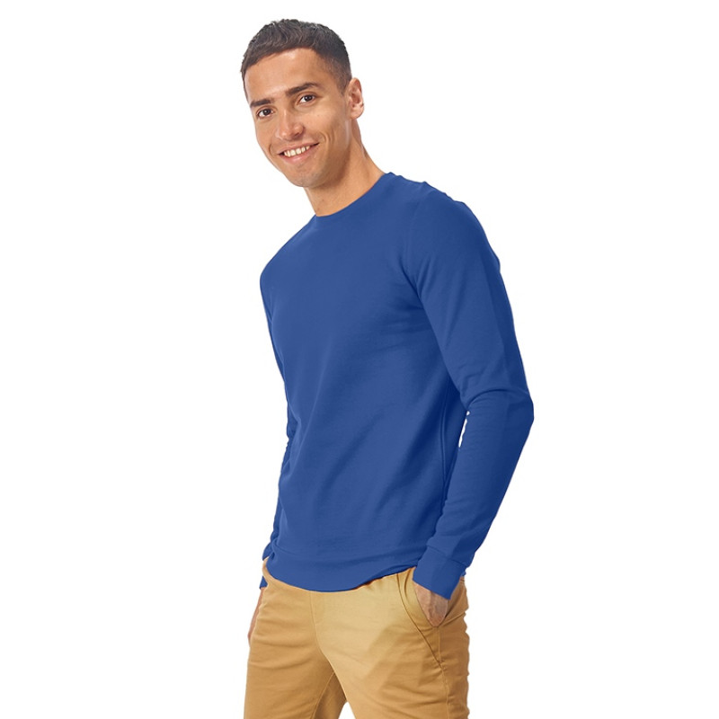 Свитшот "Motion" унисекс с начесом, классический синий