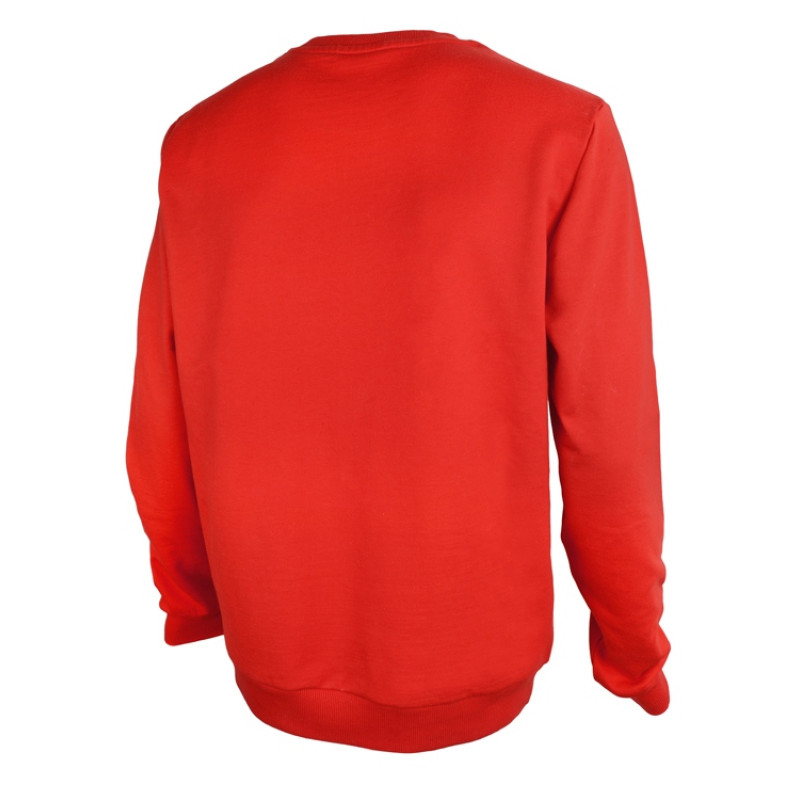 Свитшот "Motion" унисекс с начесом, красный