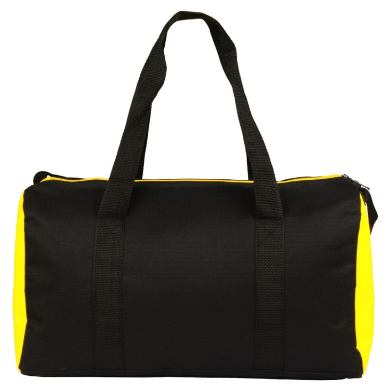 Сумка спортивная Master с цветными молниями, неоново-желтый