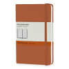 Записная книжка Moleskine Classic (в линейку) в твердой обложке, Pocket (9x14см), оранжевый коралл