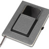 Блокнот "Pocket" 140*205 мм с карманом для телефона, серый