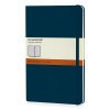 Записная книжка Moleskine Classic (в линейку) в твердой обложке, Large (13х21см), сапфир