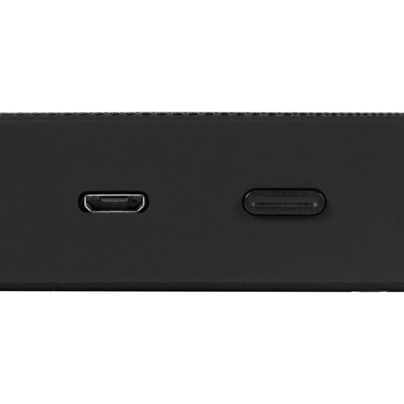 Портативная колонка Concept с полноцетной печатью, черный