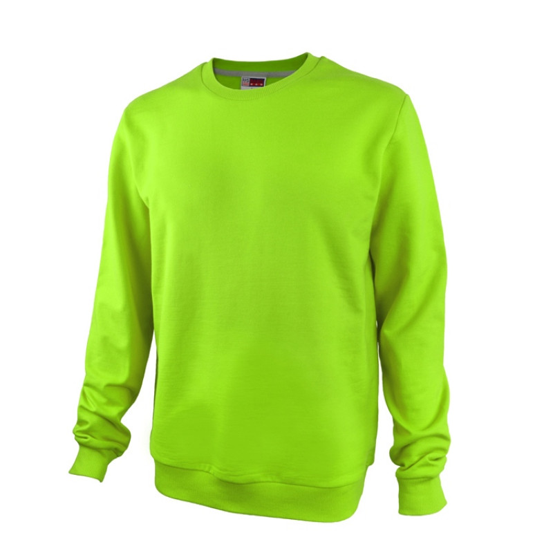 Свитшот "Motion" унисекс с начесом, зеленое яблоко