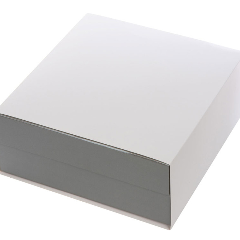 Коробка разборная на магнитах L, серебристый