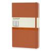 Записная книжка Moleskine Classic (в линейку) в твердой обложке, Large (13х21см), оранжевый коралл