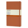 Записная книжка Moleskine Classic (в линейку) в твердой обложке, Large (13х21см), оранжевый коралл