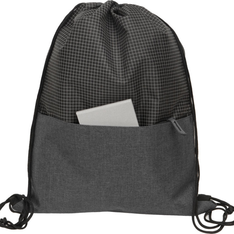 Рюкзак-мешок «Reflex» со светоотражающим эффектом, серый