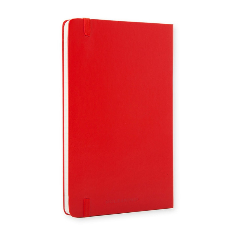 Записная книжка Moleskine Classic (в линейку) в твердой обложке, Large (13х21см), красный