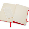 Записная книжка Moleskine Classic (в линейку) в твердой обложке, Large (13х21см), красный