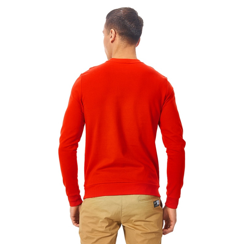 Свитшот "Motion" унисекс с начесом, красный