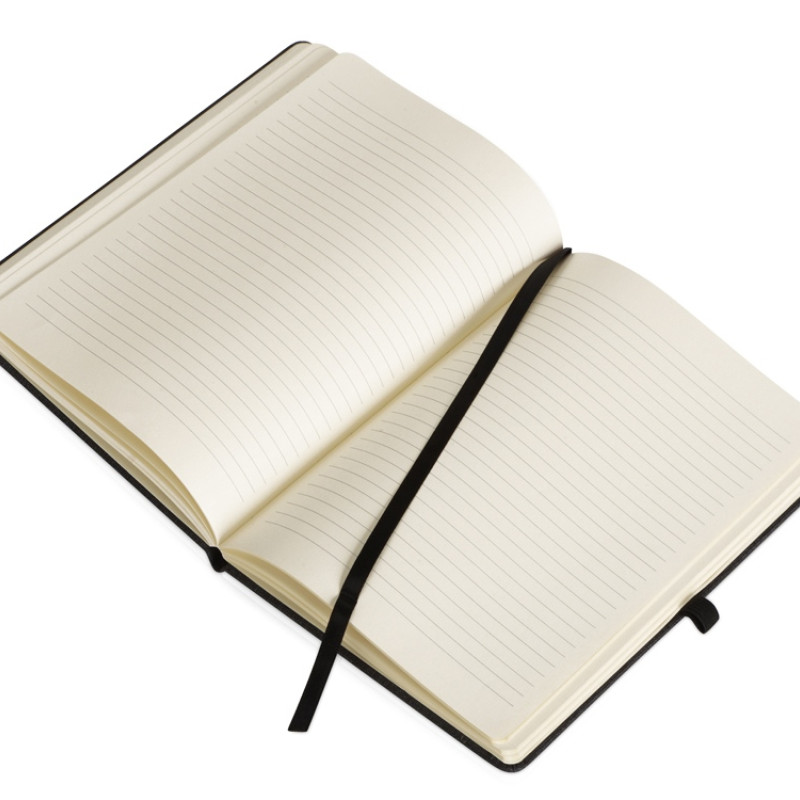 Блокнот "Pocket" 140*205 мм с карманом для телефона, черный