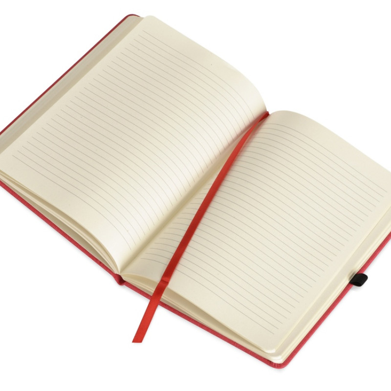 Блокнот "Pocket" 140*205 мм с карманом для телефона, красный