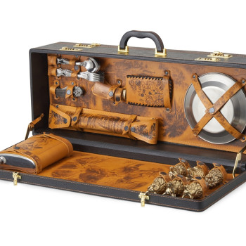 Подарочный набор «Королевская охота», коричневый