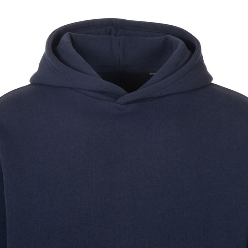 Толстовка с капюшоном оверсайз «Berlin» унисекс, темно-синий