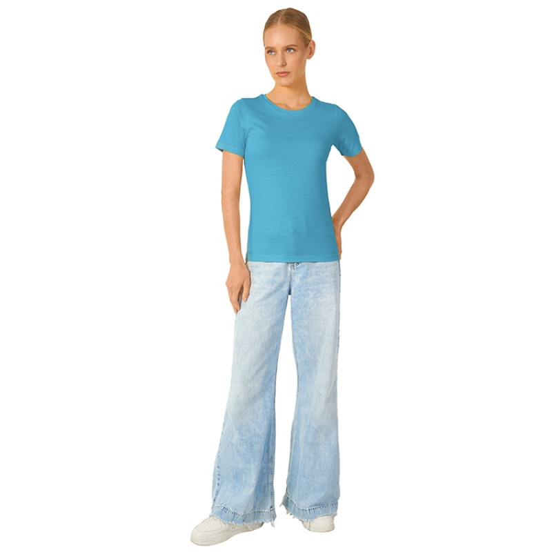 Футболка "Heavy Super Club 2.0" женская, лазурный