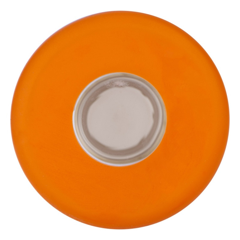 Бутылка для воды стеклянная "Refine", в чехле, 550 мл, оранжевый