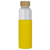 Бутылка для воды стеклянная "Refine", в чехле, 550 мл, желтый