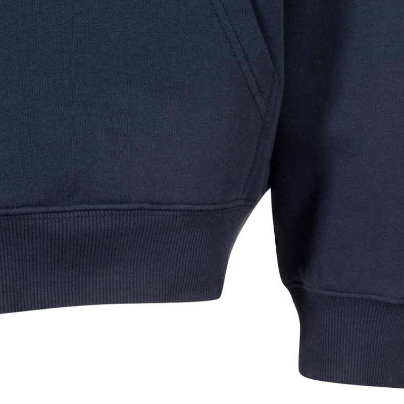 Толстовка с капюшоном оверсайз «Berlin» унисекс, темно-синий