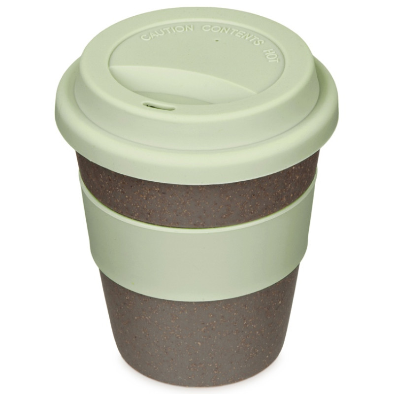 Стакан с силиконовой крышкой "Cafe", olive