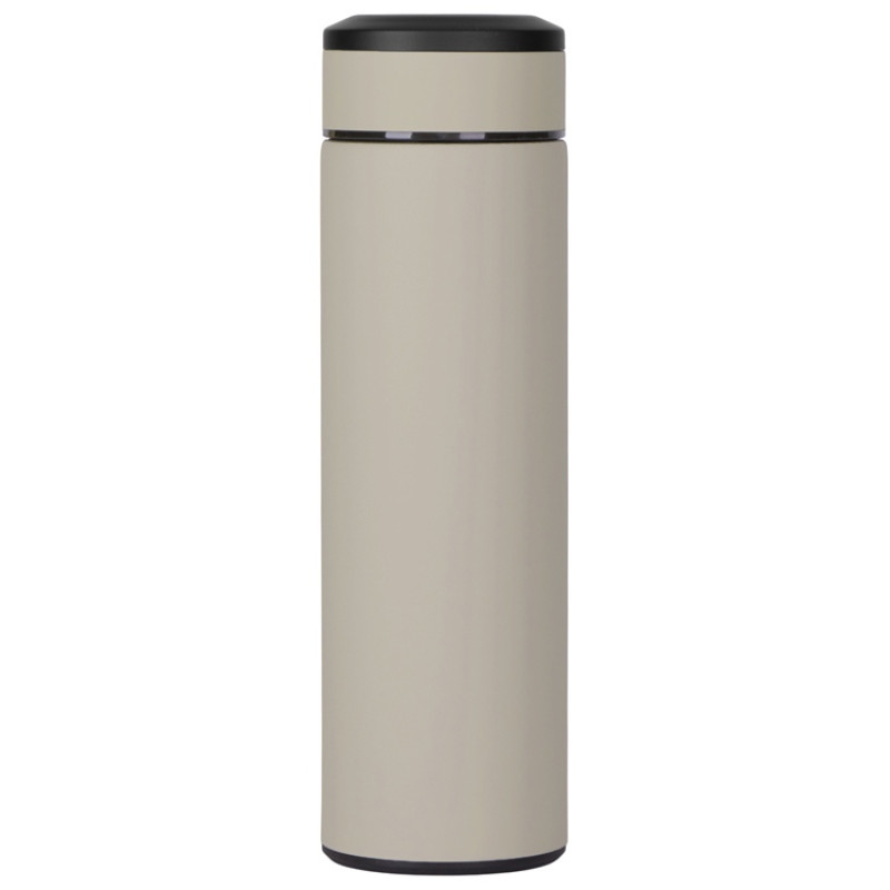 Термос «Confident» с покрытием soft-touch 420мл, бежевый Термос «Confident» с покрытием soft-touch 420мл, бежевый