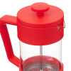 Пластиковый френч-пресс "Intense", 600мл, красный