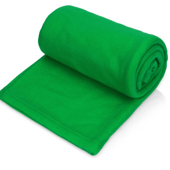 Плед из флиса Polar XL большой, зеленый