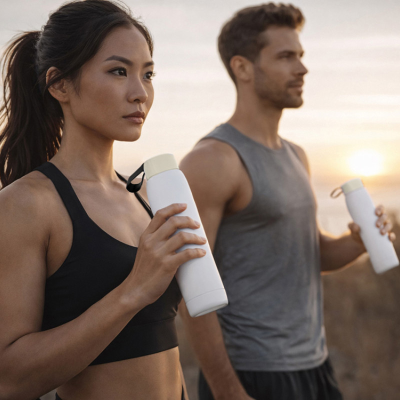 Термобутылка «Grace» 320мл, белый