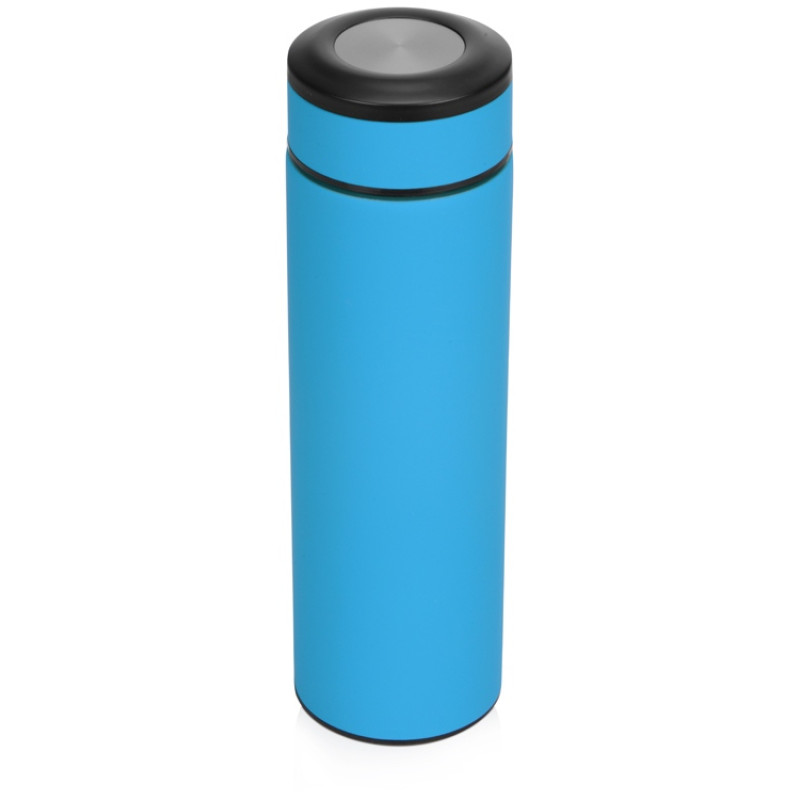 Термос «Confident» с покрытием soft-touch 420мл, голубой