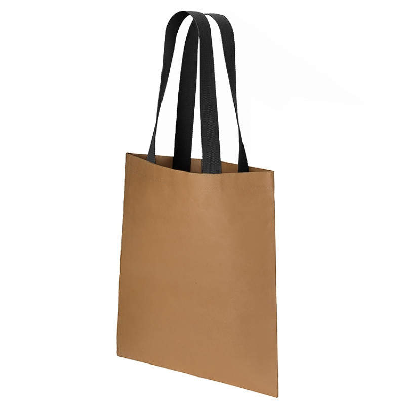 Сумка-шоппер Papyrus из моющейся крафт-бумаги, натуральный/черный Сумка-шоппер Papyrus из моющейся крафт-бумаги, натуральный/черный