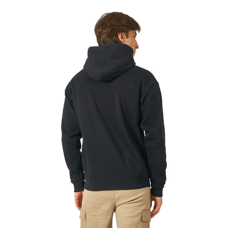 Толстовка с капюшоном оверсайз «Berlin» унисекс, черный