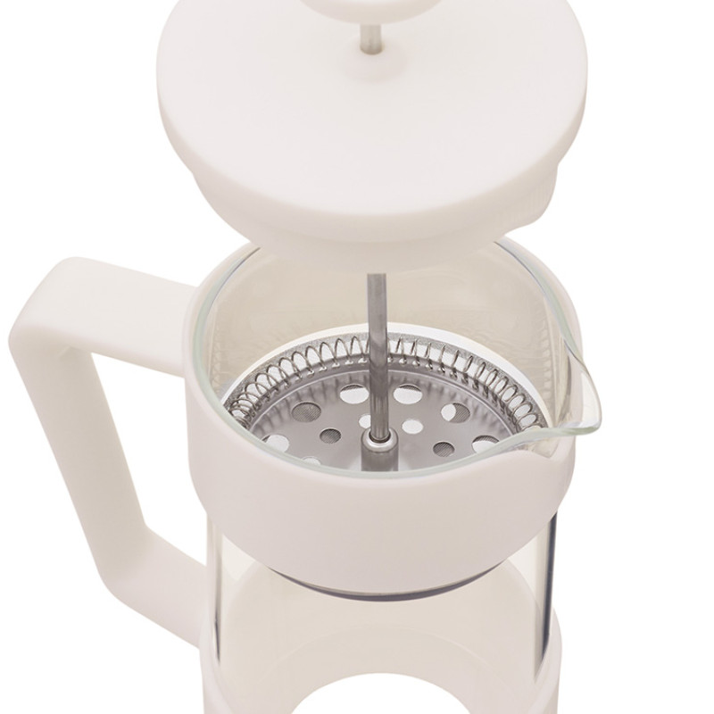 Пластиковый френч-пресс "Intense", 600мл, белый